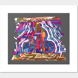 Retro Vintage Bike Gift for Women Posters and Art